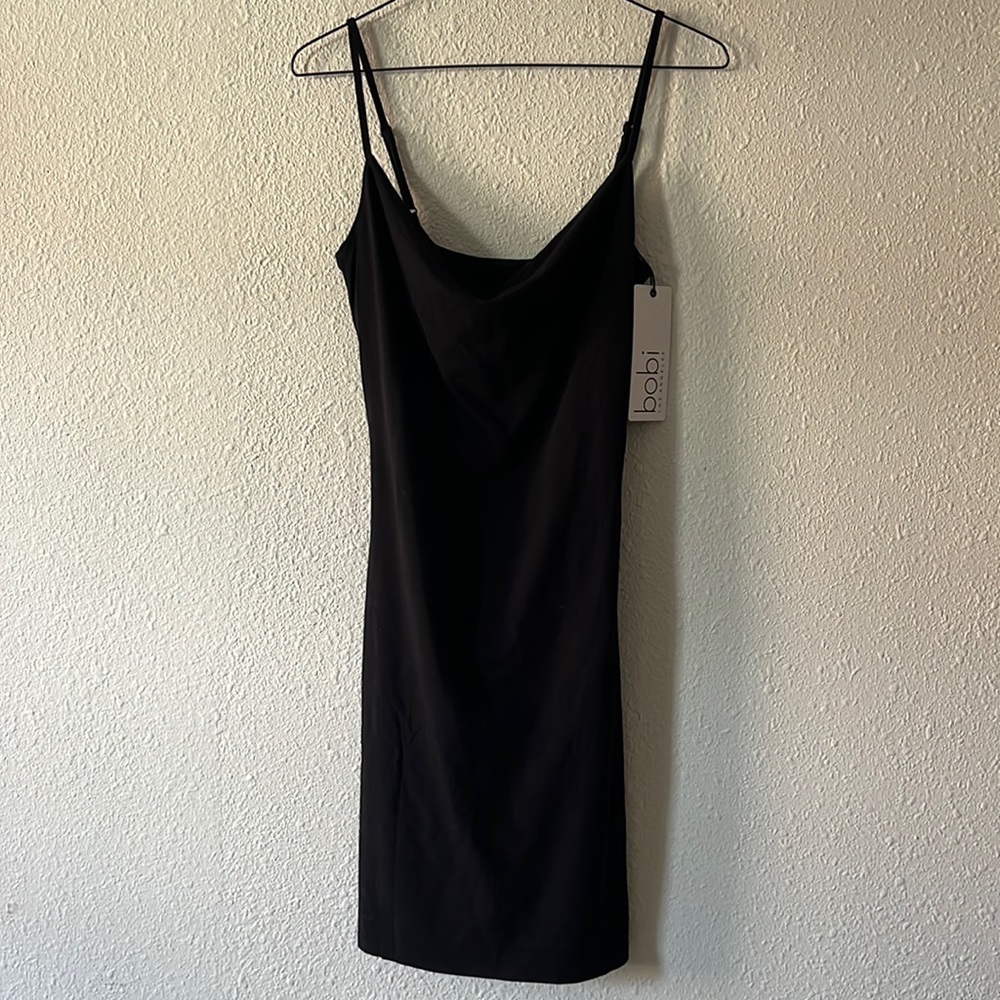 Cowl neck mini dress
